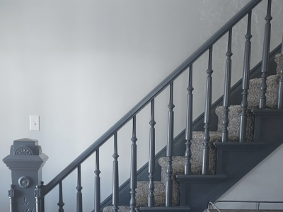 Interior-Stairway, walls and trim