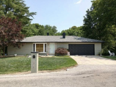 Exterior primed and painted - Before