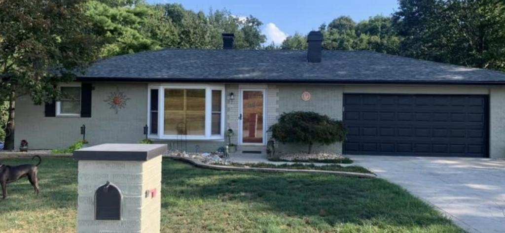 Exterior primed and painted